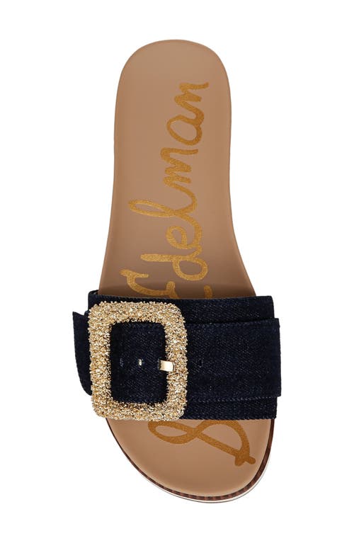 Shop Sam Edelman Ariane Platform Slide Sandal In Hudson Navy