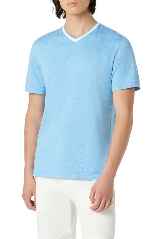 Bugatchi V-Neck Performance T-Shirt at Nordstrom,