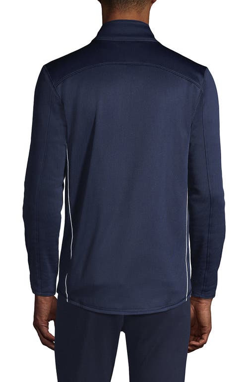 Shop Lands' End School Uniform  Active Track Jacket In Classic Navy