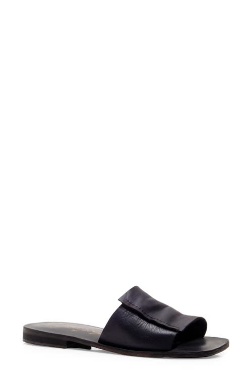 Verona Slide Sandal in Black