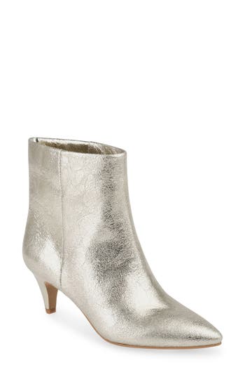 Dolce Vita Dee Pointed Toe Bootie In Platinum