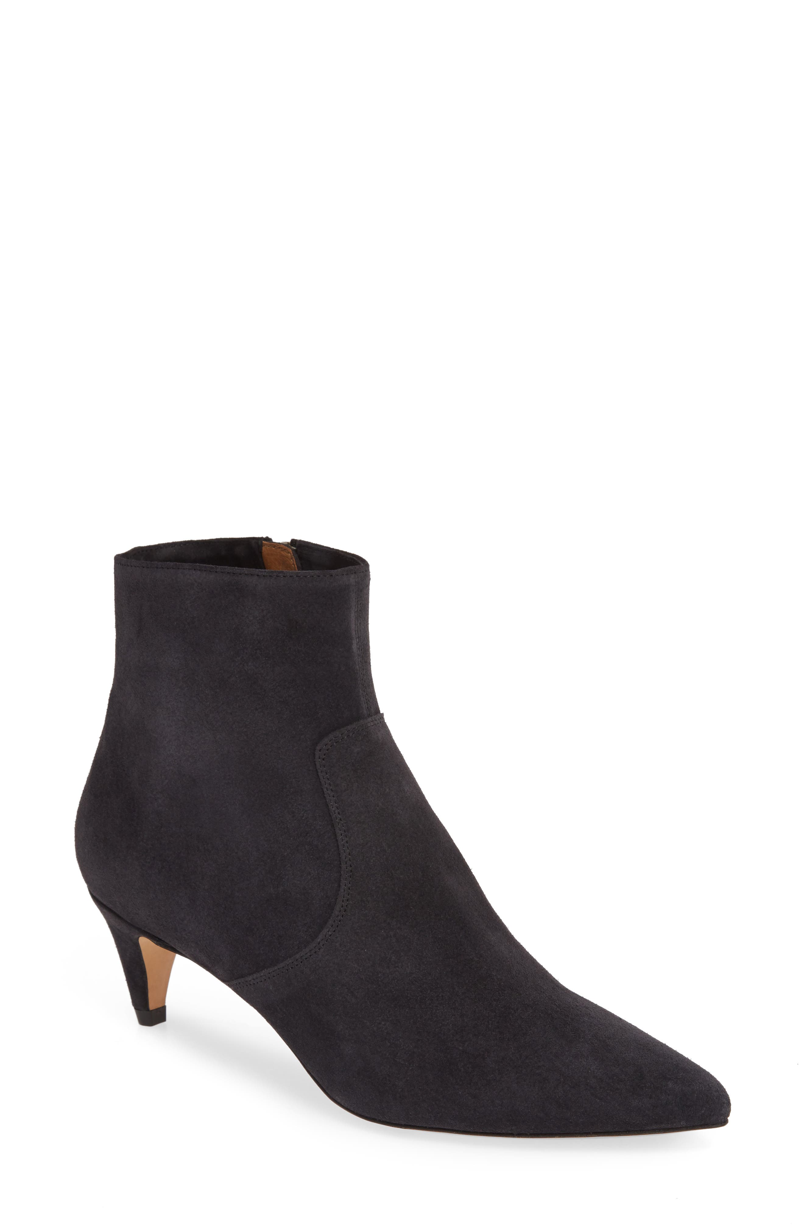 nordstrom black suede booties