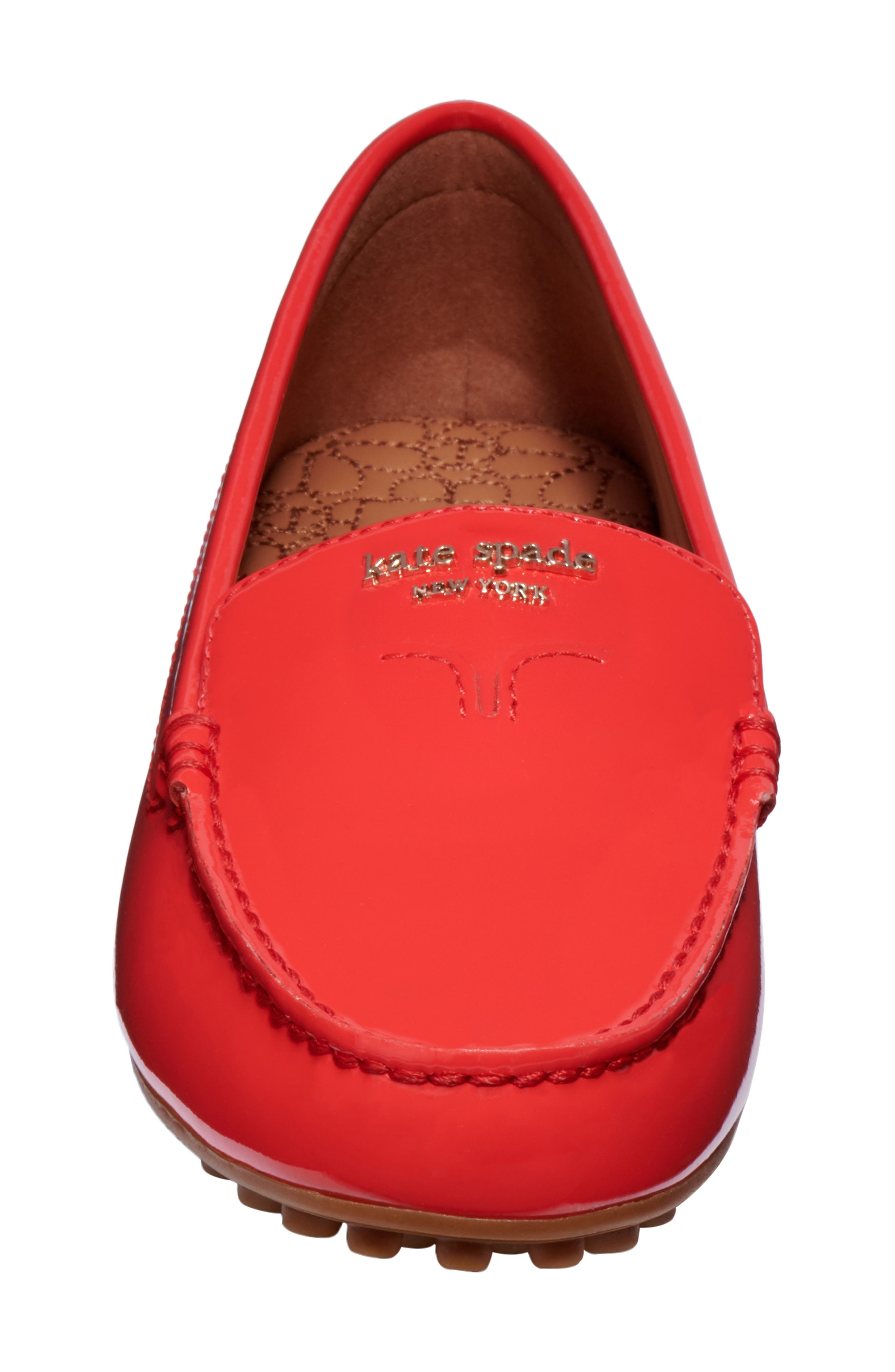 kate spade new york deck patent leather loafers