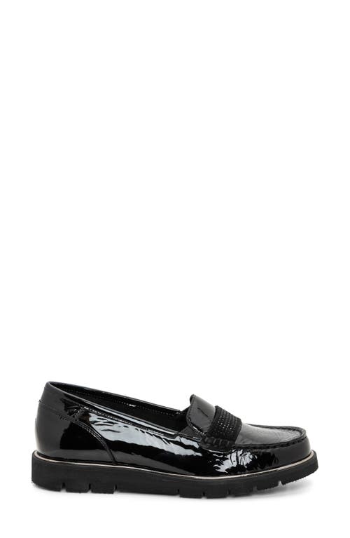 Ara Daffodil Moc Toe Loafer In Black