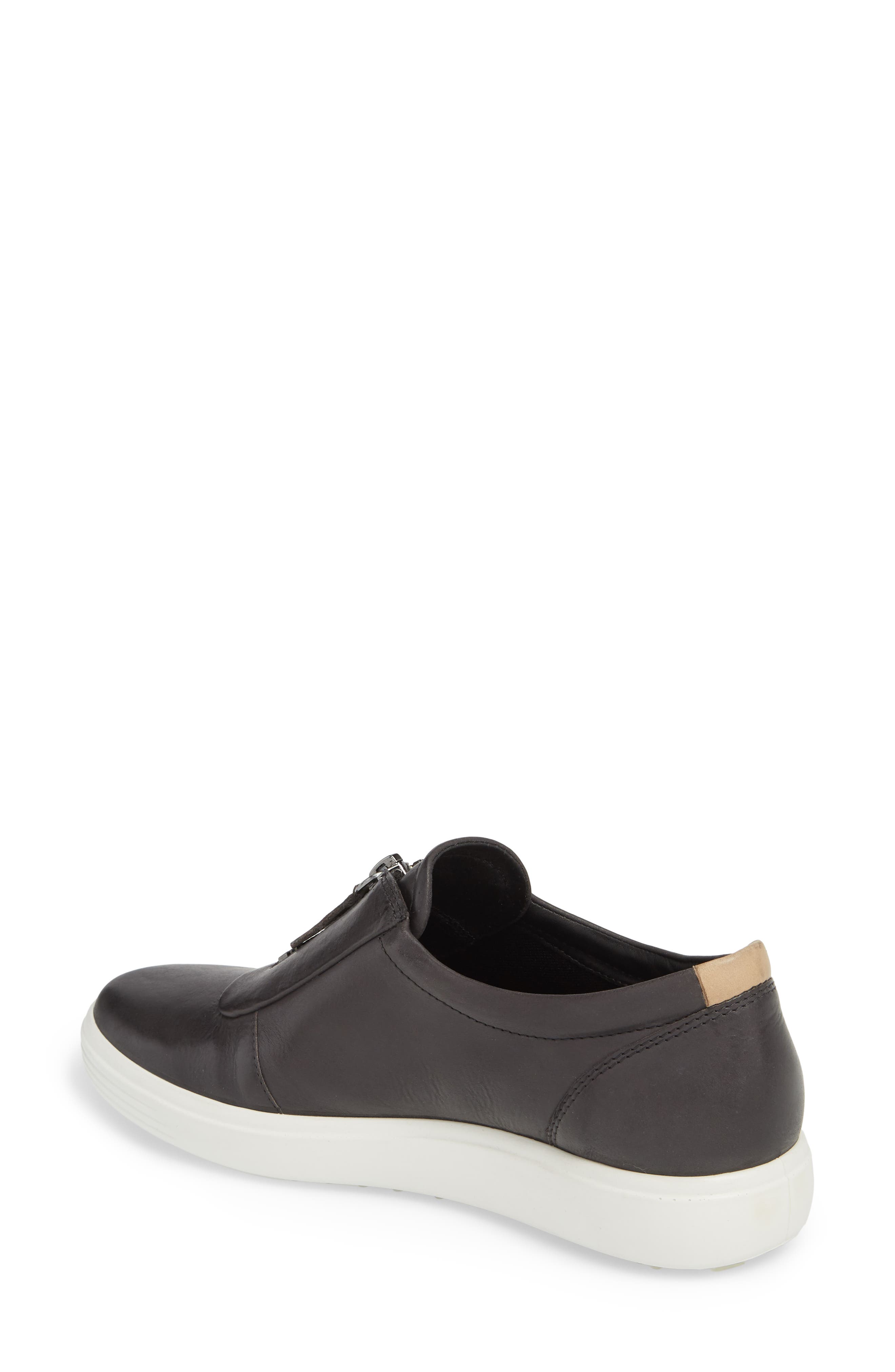 ecco soft 7 center zip sneaker