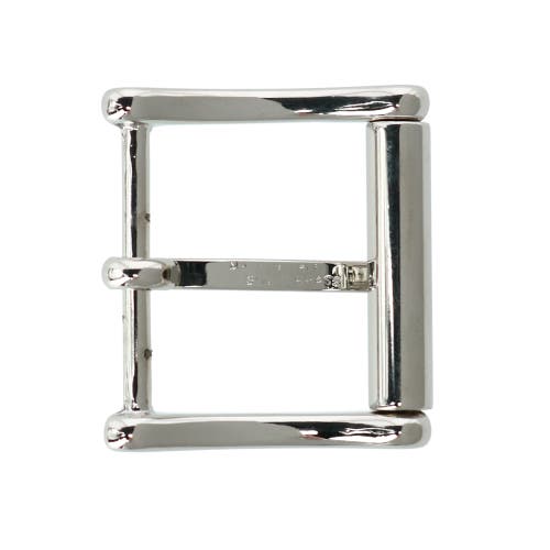 Trafalgar 35mm Solid Brass Roller Harness Belt Buckle In Silver
