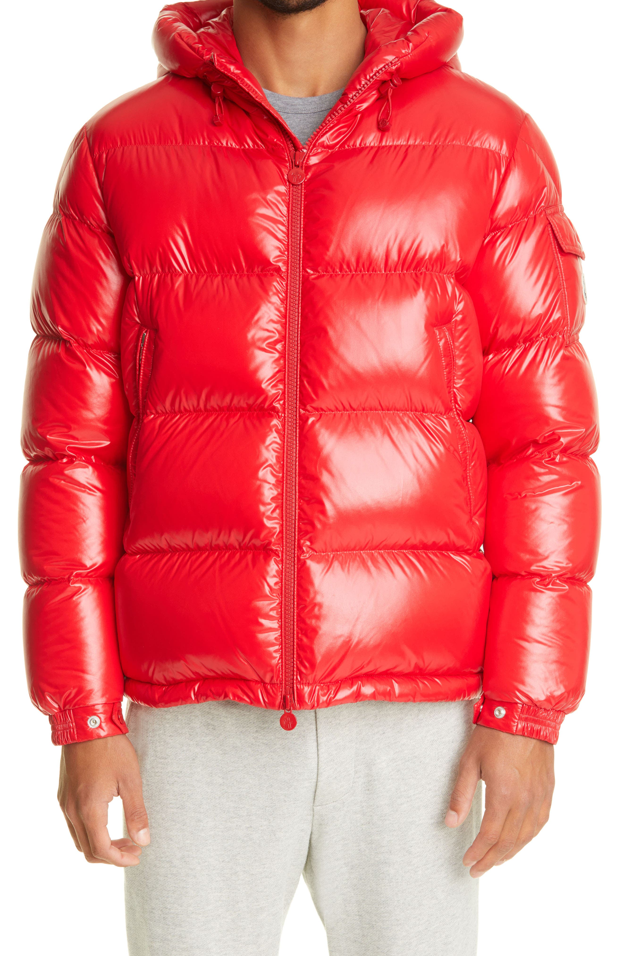 Mens Clothing Jackets Down and padded jackets SIKSILK Red Arctic Parka for Men 