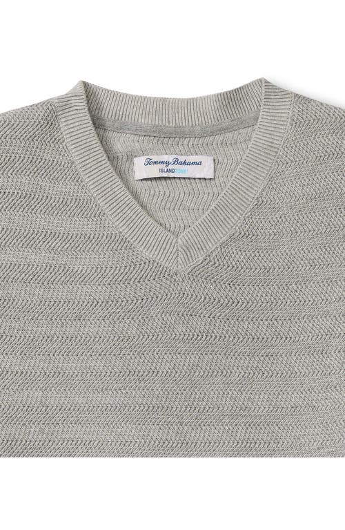 Shop Tommy Bahama Coolside Course Islandzone® Sweater In Grey Heather