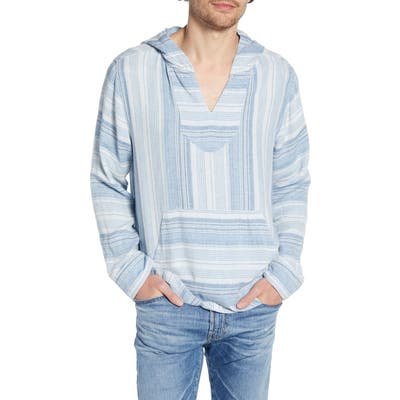 Faherty Baja Poncho, Blue