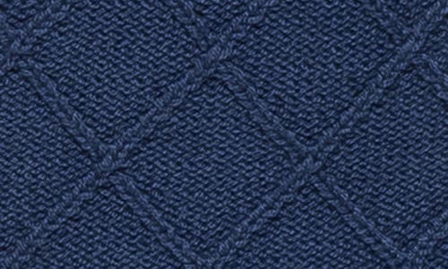 Alexia Admor Pattern Cardigan In Denim Blue
