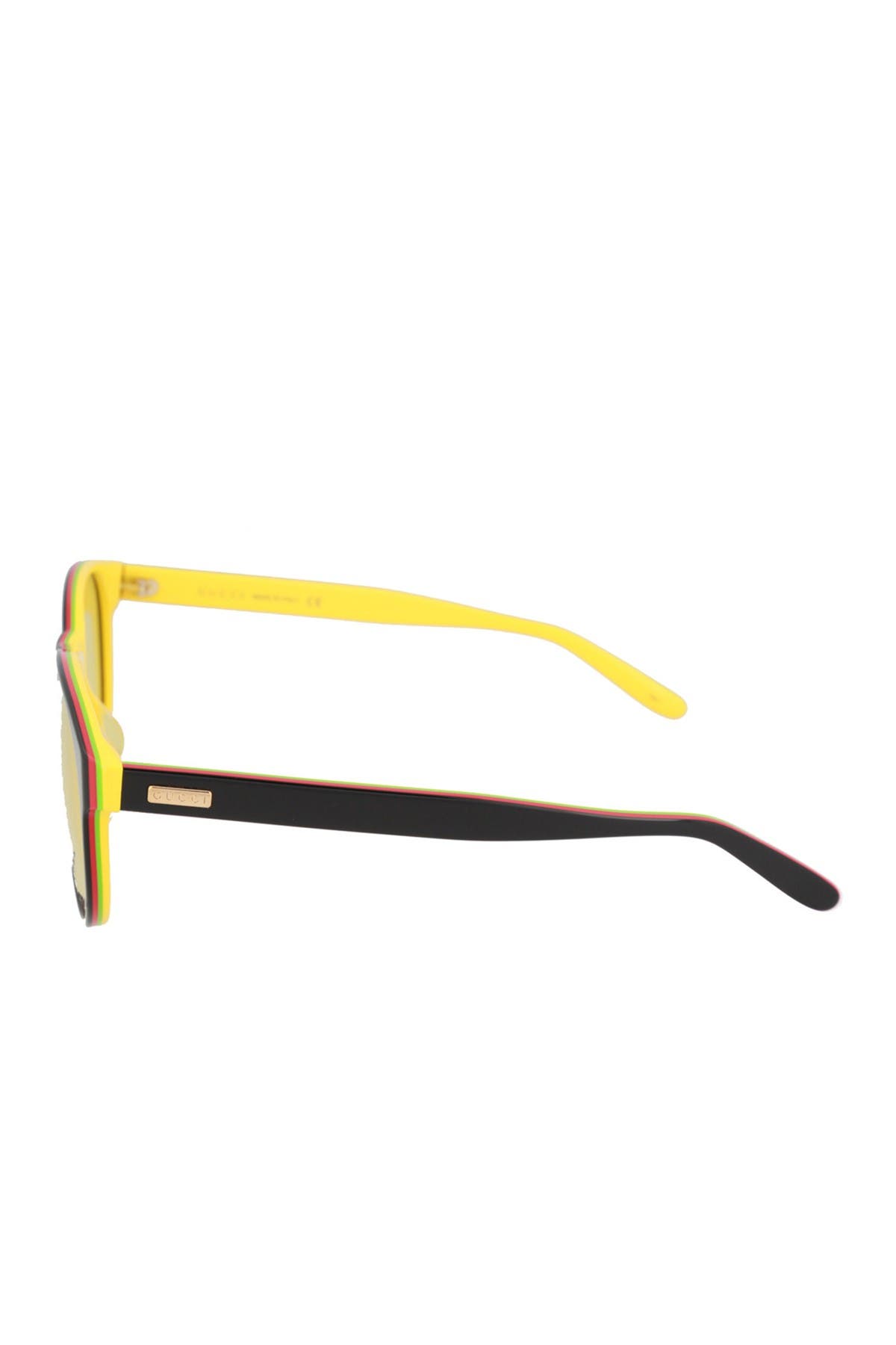 gucci 57mm round sunglasses