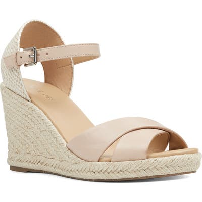 Nine West Jordyn Espadrille Wedge Sandal- Pink