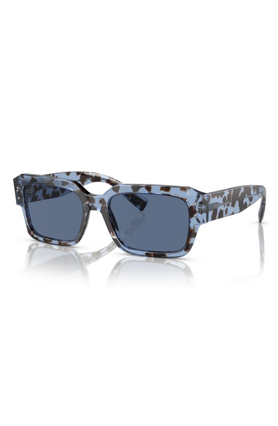 Shop Dolce & Gabbana Dolce&gabbana 56mm Square Sunglasses In Hava Blue