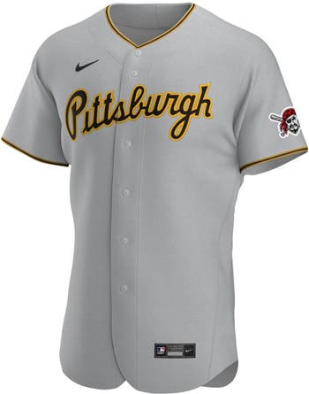 Men's Nike Gray Pittsburgh Pirates Road Authentic Team Jersey