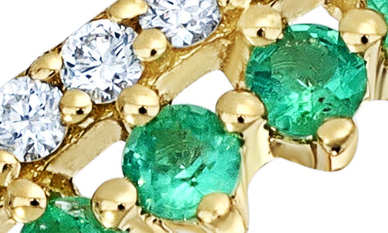 Bony Levy El Mar 14k Gold Diamond & Emerald Band Ring In 18k Yellow Gold