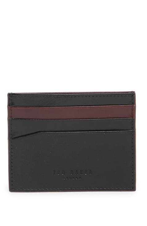 Brouk & Co Stanford Genuine Leather Card Case Forest Green at Nordstrom Rack - Mens Accessories - M