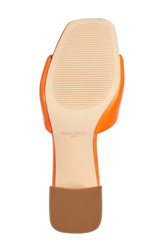 Shop Marc Fisher Ltd Nombra Block Heel Sandal In Orange