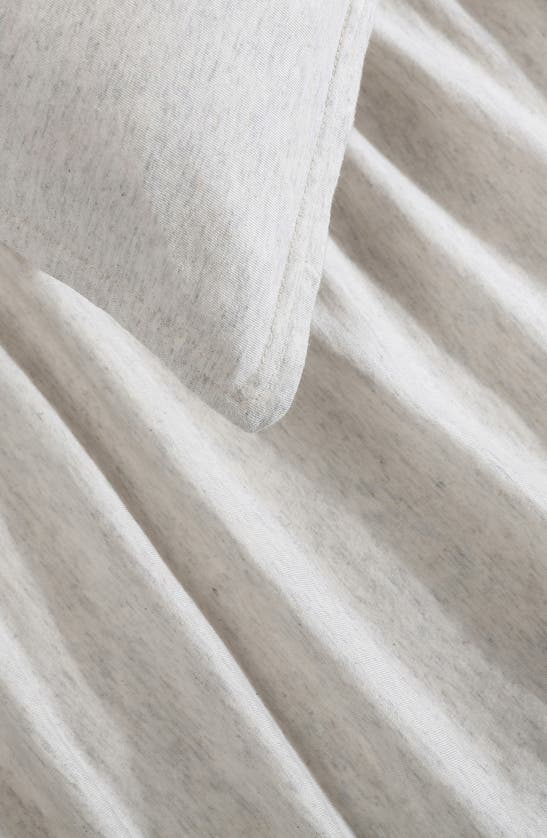 Calvin Klein Modern Collection Jersey 3 Piece Duvet Cover Set, King In White