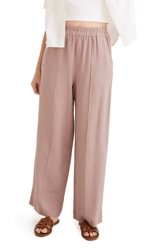 MADEWELL BREEZEWOVEN HIGH WAIST STRAIGHT LEG PULL-ON trousers