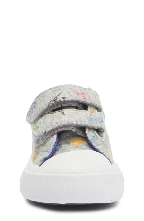 Emma New York Kids' Dino Cap Toe Sneaker In Grey