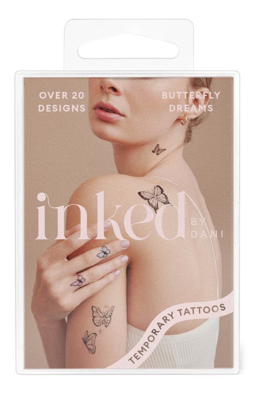 INKED by Dani Butterfly Dreams Pack Temporary Tattoos at Nordstrom