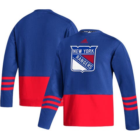 Men's Adidas Royal New York Rangers Reverse Retro 2.0 Authentic Blank Jersey