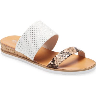 Charles By Charles David Uplink Slide Sandal- White