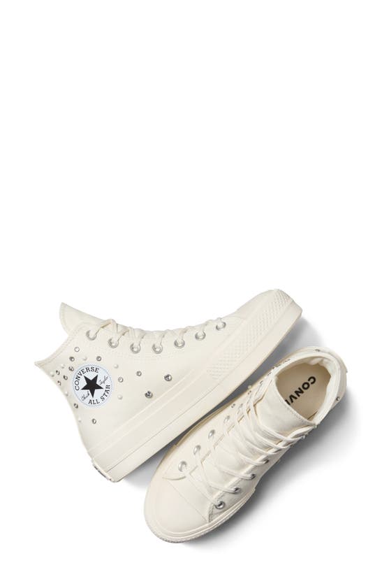 Shop Converse Chuck Taylor® 70 Plus High Top Sneaker In Egret/ Black/ Egret
