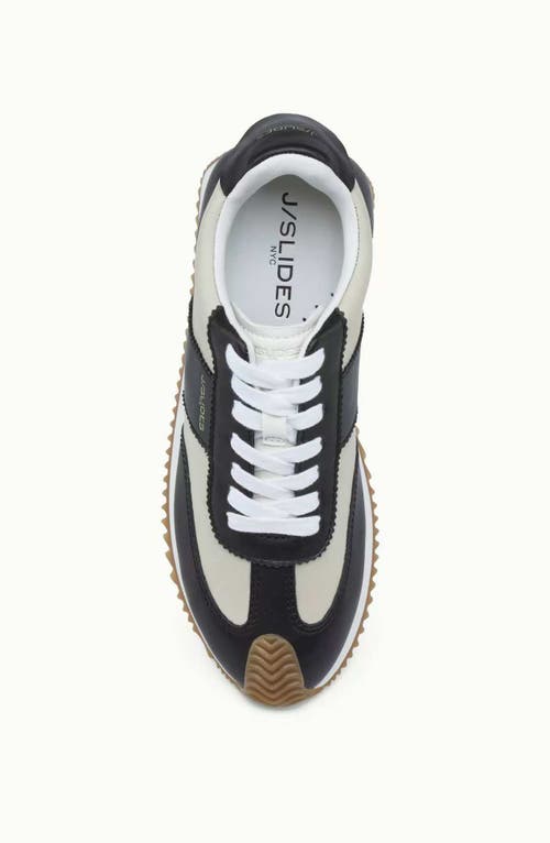 Jslides Footwear Lilith Sneaker In Black/off White