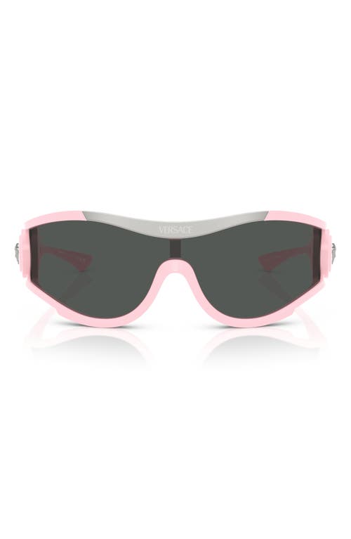 Shop Versace 180mm Irregular Sunglasses In Pink