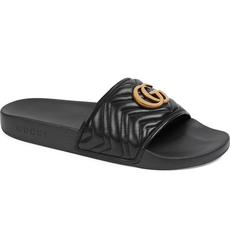 Gucci Quilted Slide Sandal (Men) | Nordstrom