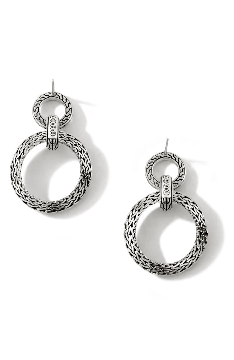 John hardy classic chain drop earrings Clearance