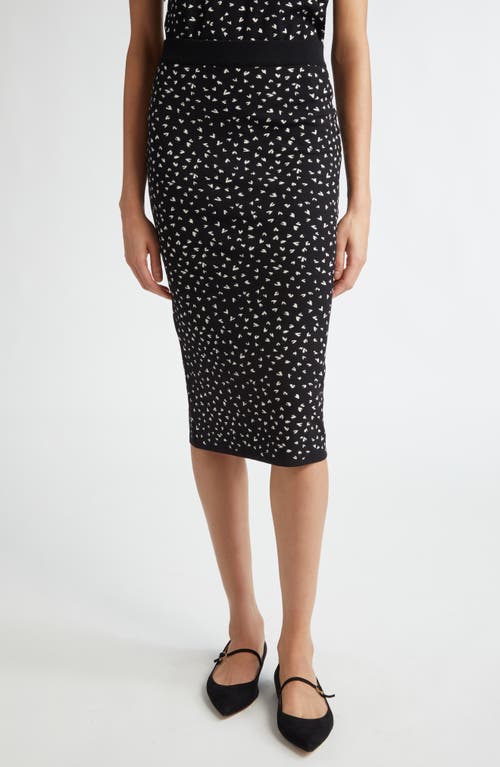 Max Mara Opunzia Midi Sweater Skirt In Black