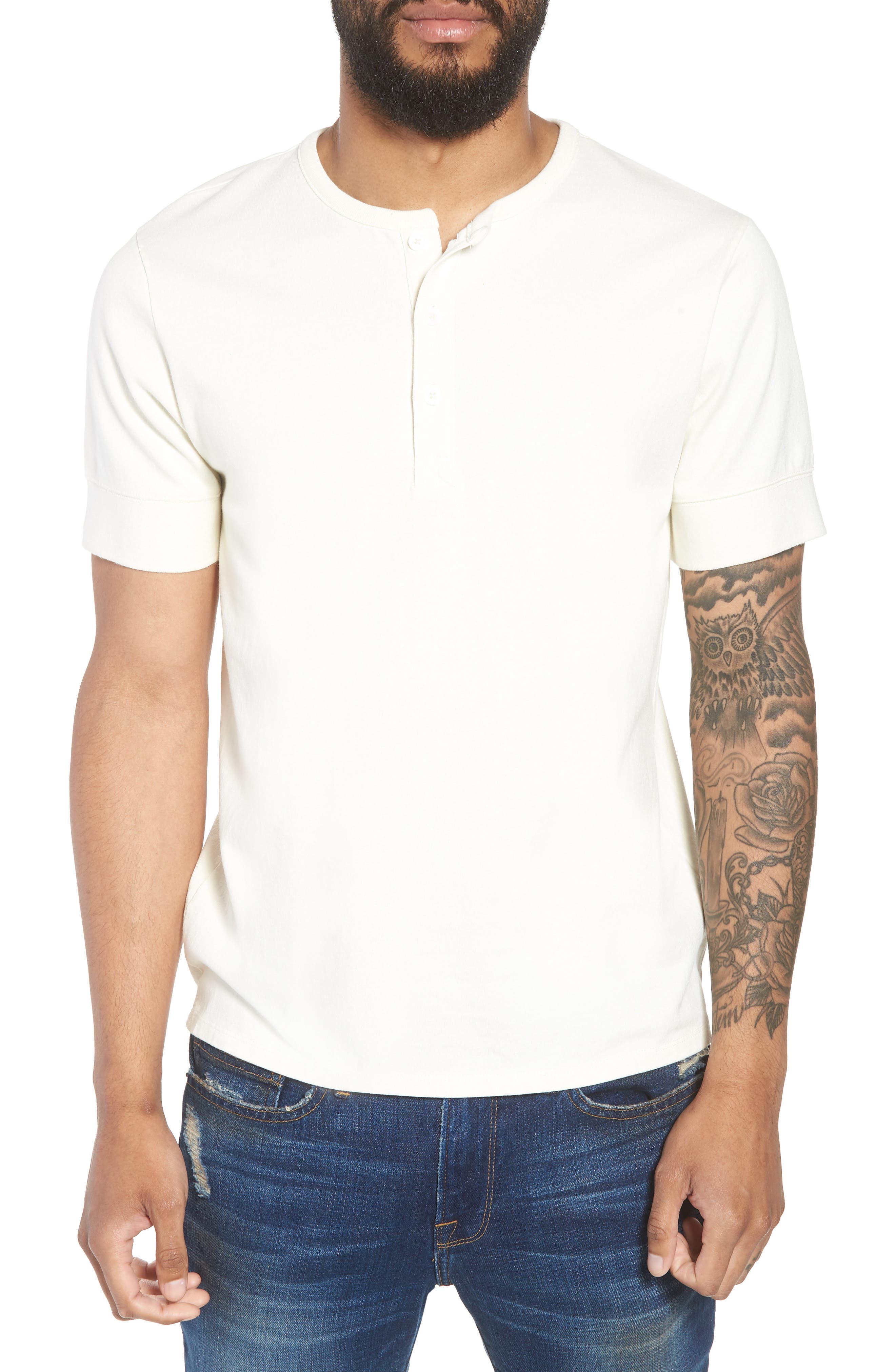 slim henley t shirt