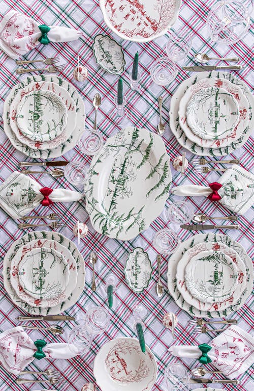 Shop Juliska Country Estate Winter Frolic Platter In Evergreen