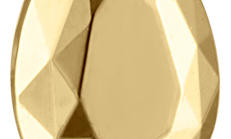 MARIA TASH MARIA TASH FACETED PEAR SINGLE THREADED STUD EARRING