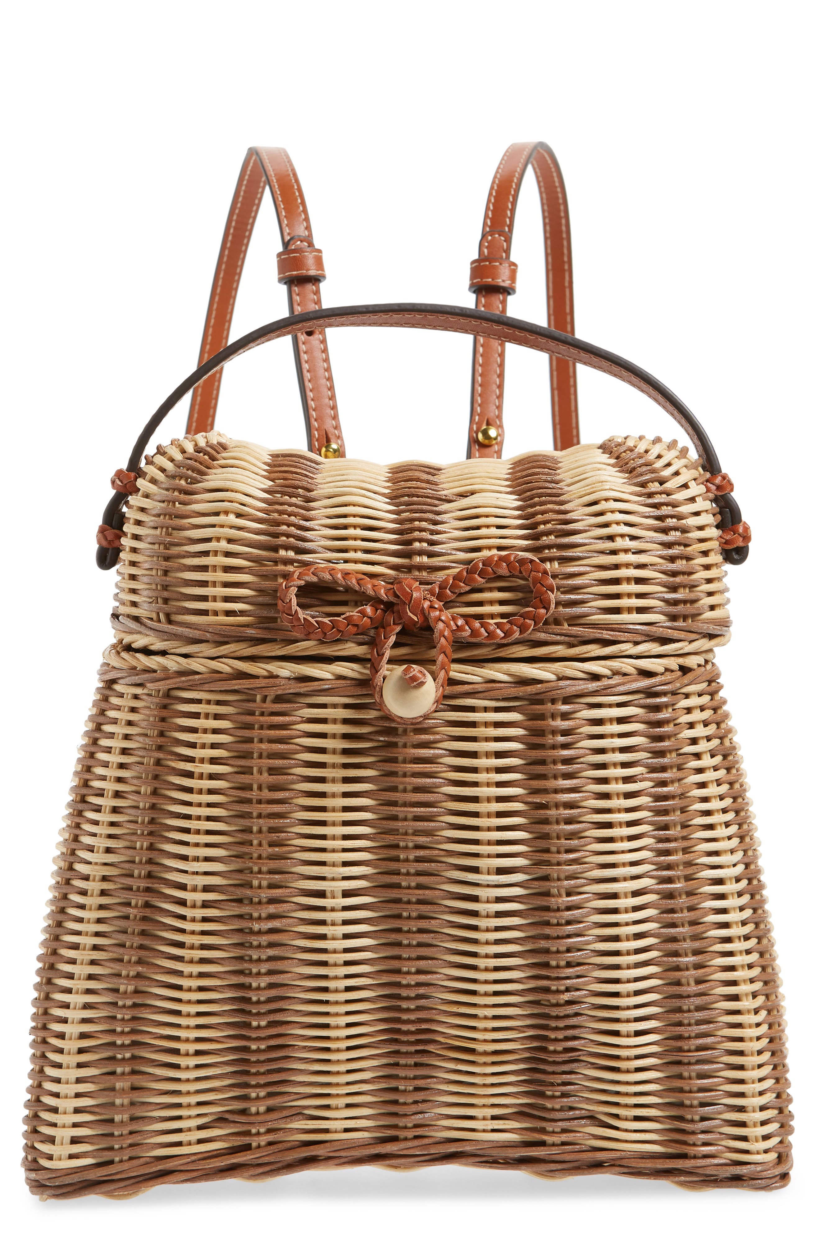 wicker backpack