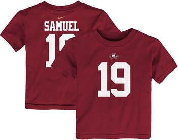 DEEBO SAMUEL 2023 OFFICIAL NFL NIKE SAN FRANCISCO 49ERS YOUTH GAME JERSEY  RED