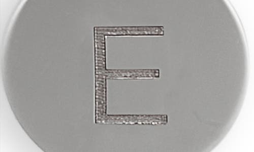 Meshmerise Initial Disc Charm Bracelet In White-e