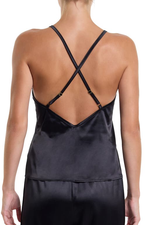 Shop Hanky Panky Satin Camisole In Black