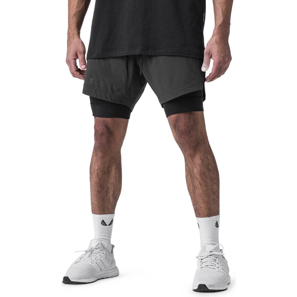 Asrv Tetra-lite™ 7-inch Water Repellent Liner Shorts In Black