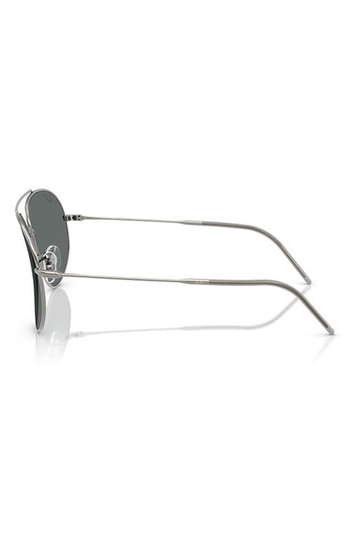 Ray Ban Ray-ban Aviator Reverse 59mm Pilot Sunglasses In Gunmetal