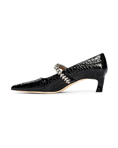 Allegra James Antonella Kitten Heel Pump In Black