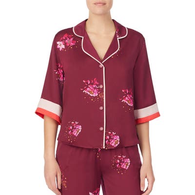 Room Service Pajama Top, Burgundy (Nordstrom Exclusive)