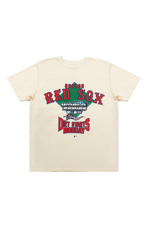 DIET STARTS MONDAY x '47 Red Sox 2004 Graphic T-Shirt in Antique White