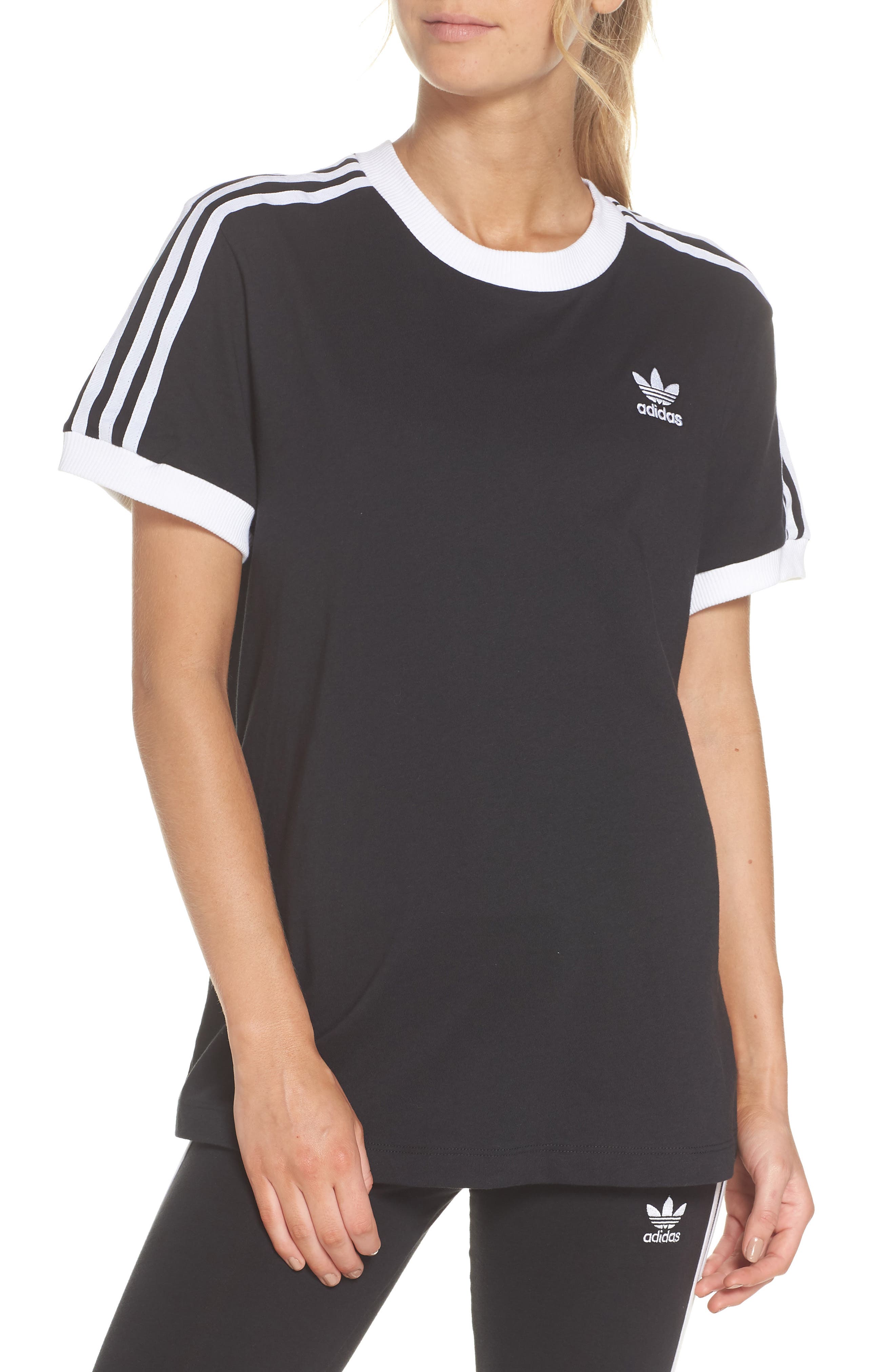 adidas originals 3 stripes tee