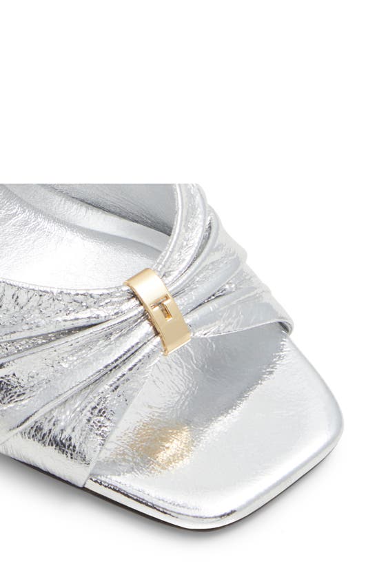 Shop Ted Baker Tania Ankle Strap Sandal In Silver