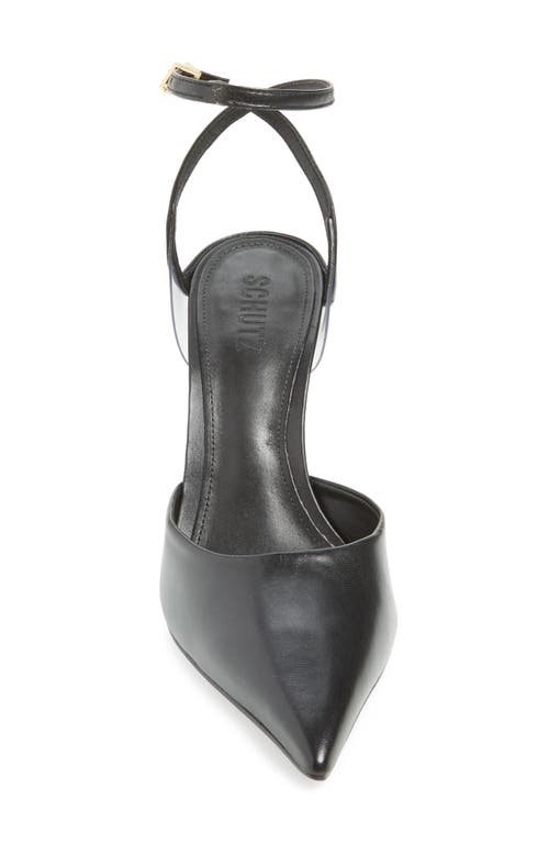 SCHUTZ SCHUTZ SKYE ANKLE STRAP POINTED TOE PUMP 