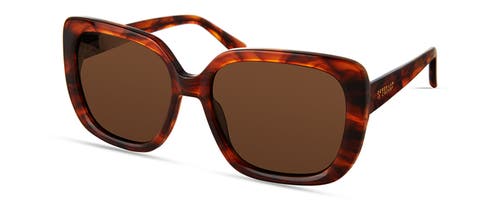 Shop Derek Lam 10 Crosby River Sunglasses In Tiger Stripe