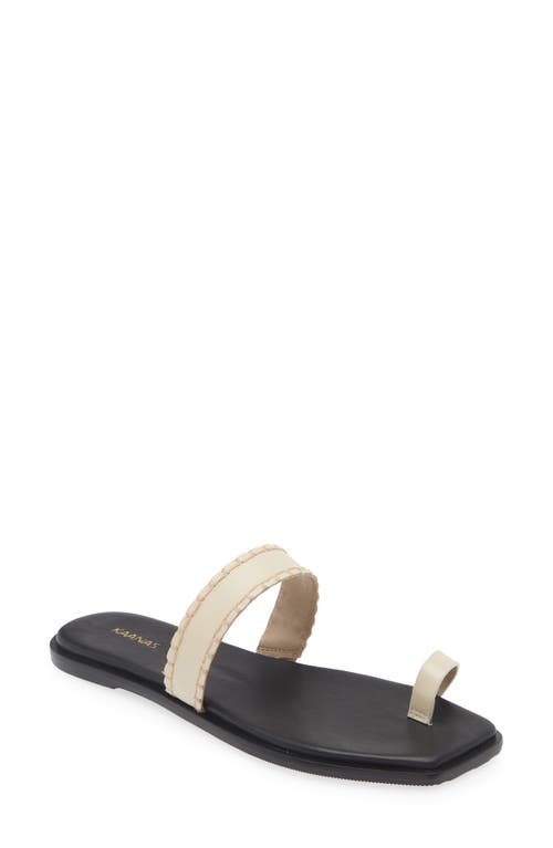 Pirita Slide Sandal in Black